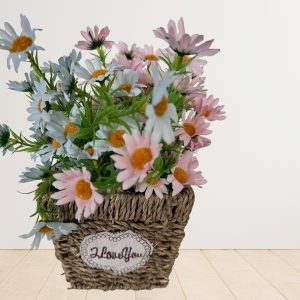 Cesta Tejida Cuadrada